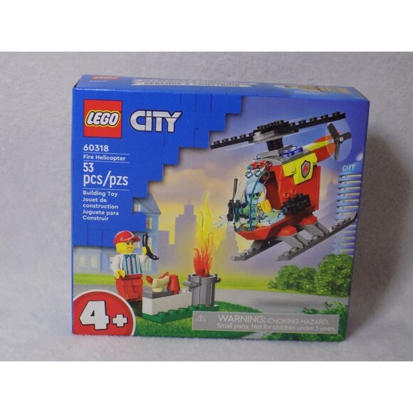 LEGO City Fire Helicopter Toy 60318 Brand New Building Toys - Picture 2 of 10